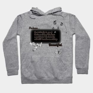 Butterfly B&W Version Hoodie